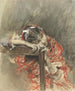 En pige med en rød sjal - Giovanni Boldini — visning af kunstværket