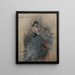 Ved pejsen - Giovanni Boldini — indrammet kunstværk på væggen