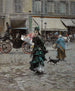 Traverser la rue - Giovanni Boldini — visning af kunstværket
