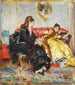 To damer sidder i et interiør - Giovanni Boldini — visning af kunstværket