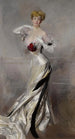 Portrait af grevinde Zichy - Giovanni Boldini — visning af kunstværket