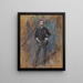 Portrait af John Singer Sargent - Giovanni Boldini — indrammet kunstværk på væggen
