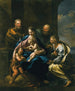 La Vierge et l'Enfant avec les saints - Giovanni Domenico Ferretti — visning af kunstværket