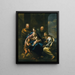 La Vierge et l'Enfant avec les saints - Giovanni Domenico Ferretti — indrammet kunstværk på væggen