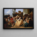 Scène de carnaval eller Le Menuet - Giovanni Domenico Tiepolo — indrammet kunstværk på væggen