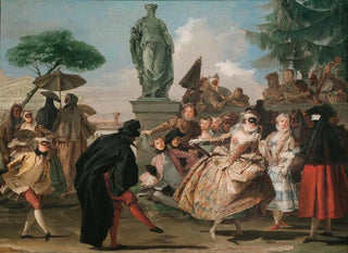Le Menuet - Giovanni Domenico Tiepolo — visning af kunstværket