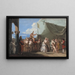 Le triomphe de Pulcinella - Giovanni Domenico Tiepolo — indrammet kunstværk på væggen