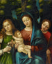 La Vierge à l'Enfant et les saintes Madeleine et Catherine - Giovanni Francesco Caroto — visning af kunstværket