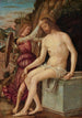 Le Christ ressuscité avec un ange - Giovanni Francesco Maineri — visning af kunstværket