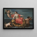 Le Triomphe de Galatée - Giovanni Francesco Romanelli — indrammet kunstværk på væggen