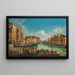 Regatta på Grand Canal Venedig - Giovanni Grubacs — indrammet kunstværk på væggen