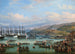 Kejser Maximiliens lig, der bliver bragt tilbage fra Mexico til Trieste den 15. januar 1868 - Giovanni Grubacs — visning af kunstværket