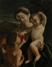 La Vierge à l'Enfant avec le petit saint Jean-Baptiste - Giovanni Lanfranco — visning af kunstværket