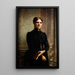 Portrait af en dame - Giovanni Maria Rastellini — indrammet kunstværk på væggen