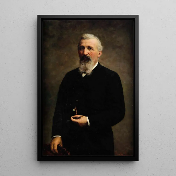 Portrait af en mand - Giovanni Maria Rastellini — indrammet kunstværk på væggen