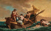 Marins, der redder en ung dreng, der driver i havet i en kurv - Giovanni Paolo Panini — visning af kunstværket