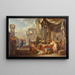 La Vocation de Saint Matthieu - Giovanni Paolo Panini — indrammet kunstværk på væggen