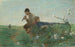 Idylle - Giovanni Segantini — visning af kunstværket