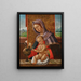 La Vierge à l'Enfant, un paysage au-delà - Giovanni Speranza — indrammet kunstværk på væggen