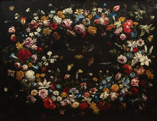 Giovanni Stanchi - Garland of flowers.webp