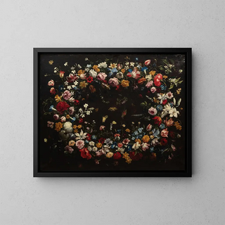 Giovanni Stanchi - Garland of flowers.webp