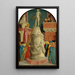 Sainte Apollonie, der ødelægger en hedensk idol - Giovanni d'Alemagna | Reproduction — indrammet kunstværk på væggen