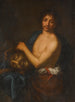 David-maleri med Goliaths hoved - Girolamo Forabosco — visning af kunstværket