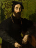 Portrait af en musiker - Girolamo Mazzola Bedoli — visning af kunstværket