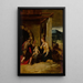 La Sainte Famille dans un paysage - Girolamo Mazzola Bedoli — indrammet kunstværk på væggen
