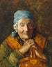 Une étude de vieille femme - Girolamo Nerli — visning af kunstværket