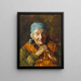 Une étude de vieille femme - Girolamo Nerli — indrammet kunstværk på væggen
