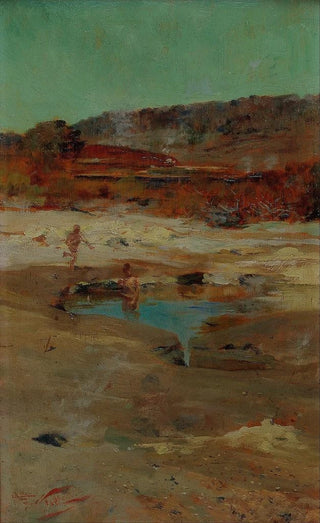 Girolamo Nerli - At Rotorua.webp