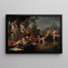 Bacchanale - Giulio Carpioni — indrammet kunstværk på væggen