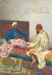 Les joueurs de backgammon - Giulio Rosati — visning af kunstværket