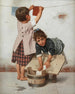 La petite blanchisseuse - Giulio del Torre — visning af kunstværket