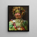 Rodolphe II af Habsbourg eller Vertumne - Giuseppe Arcimboldo — indrammet kunstværk på væggen