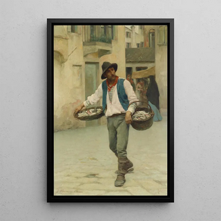 Giuseppe Barison - Venezianischer Fischverkufer.webp