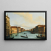 Venise, Grand Canal - Giuseppe Bernardino Bison — indrammet kunstværk på væggen