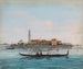 Vue de Venise de San Lazzaro degli Armeni - Giuseppe Bernardino Bison — visning af kunstværket