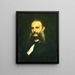 Portrait af Gian Giacomo Poldi Pezzoli - Giuseppe Bertini — indrammet kunstværk på væggen