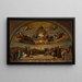 Dispute sur le Très Saint Sacrement - Giuseppe Cades — indrammet kunstværk på væggen