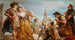 La Rencontre de Gautier, comte d'Anvers, et de sa fille Violante - Giuseppe Cades — visning af kunstværket