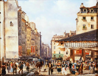 Les Halles - Giuseppe Canella — visning af kunstværket