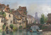 Vue de Rouen - Giuseppe Canella — visning af kunstværket