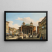Vue du Panthéon, Rome - Giuseppe Canella — indrammet kunstværk på væggen