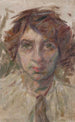 Portrait af maleren Paradisi - Giuseppe Cominetti — visning af kunstværket