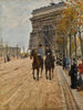 L'Arc de Triomphe Paris - Giuseppe De Nittis — visning af kunstværket