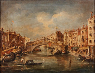 Giuseppe Ponga - Venice the Rialto Bridge.webp