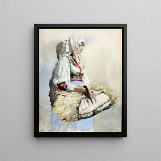 Giuseppe Signorini - Italian Peasant Woman.webp