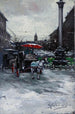 Vue urbaine avec carrosse - Giuseppe Solenghi — visning af kunstværket